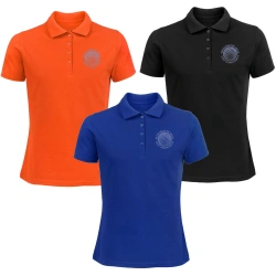 Custom Embroidered Ladies 50/50 Polo Shirt