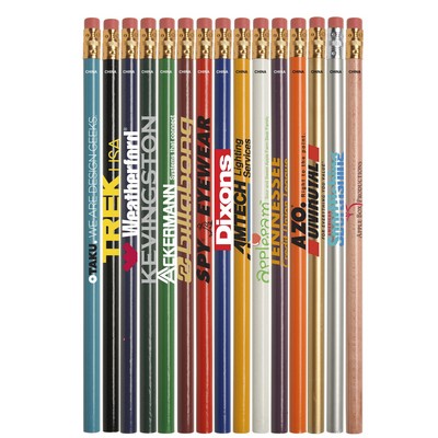 Jo-Bee Miser Round Pencil Pro Elite Gold Standard Golf Tee Packet w/ Four 3 1/4" Tees & 1