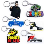 1.5 Custom 2D PVC Keychain(Decorated)