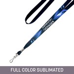 Full Color Sublimated Lanyard w: Swivel Snap