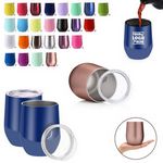 12oz Egg Shaped Cups With Slide Lid