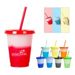 16 Oz. Cold Color Changing Plastic Cup