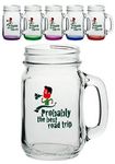 16 oz. Import Mason Jars with Handles