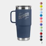 20 Oz YETI® Stainless Steel Tumbler Insulated Travel Mug W: Handle