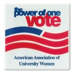 2" Square Full Color Button w:Safety Pin