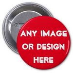 3" Round Pin Button