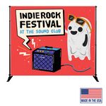 8' x 10' Mighty Banner Fabric Graphic w: Large Tube