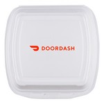 9x9 Foam Takeout Container, Compartment