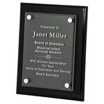 Black Piano Finish Floating Acrylic Plaque