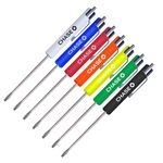 Compact Flathead Pocket Pen Screwdriver + Magneti