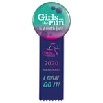 Full Color Button & Ribbon 3 Diameter