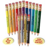Golf Green Hexagon Golf Pencils with Erasers