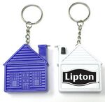 House Shape Tape Measure with Key Chain