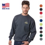 Made in USA 100% Pre-Shrunk Unisex Crewneck