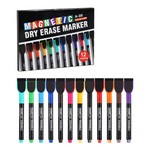 Magnetic Whiteboard Marker with Built-In Eraser