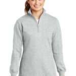 Sport-Tek® Ladies' 1:4-Zip Sweatshirt