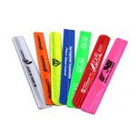 reflective safety PVC slap band