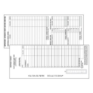 3-on-page Deposit Slips